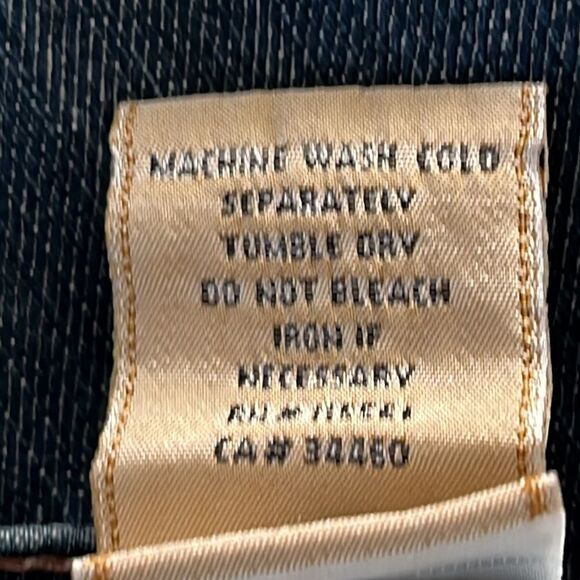 7 for all of Mankind Distressed and Frayed Boycut Button Fly Jeans- Size 27 - Picture 13 of 16